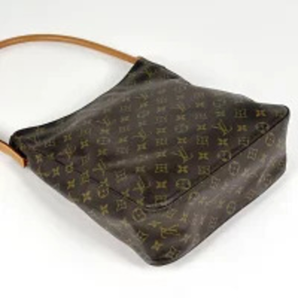 Louis Vuitton Bag Looping Shoulder Brown Monogram